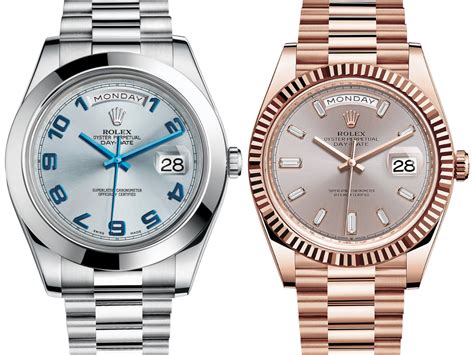 rolex day date vs|Rolex Day-Date 40 prices.